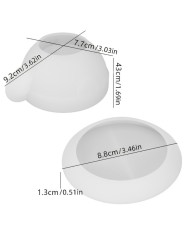 Aşk Kalpli Çay Fincanı- Epoksi ve Beton Kalıbı  -Kod:1273