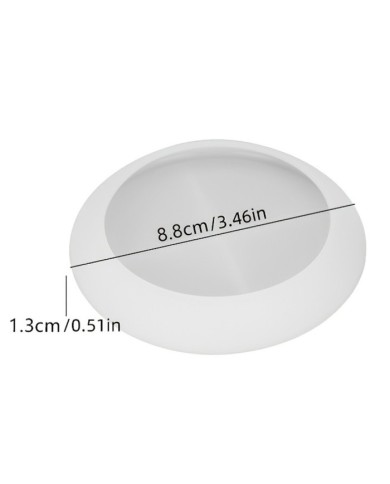 Aşk Kalpli Çay Fincanı- Epoksi ve Beton Kalıbı  -Kod:1273