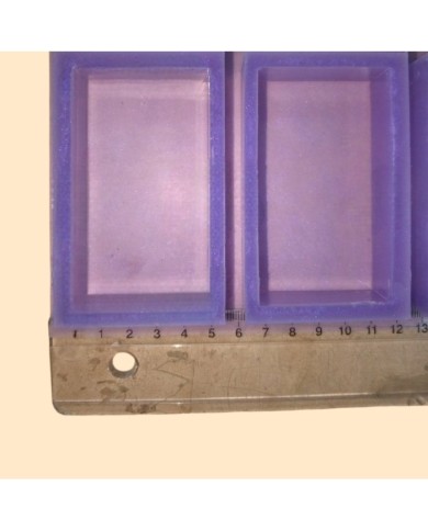 5 Adet Reçine Epoksi Sabun Mum Silikon Kalıp 8x4x2 cm