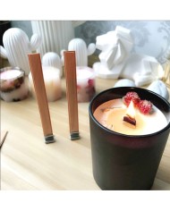 Ahşap Şömine Fitili  10 Adet Ayaklı Set -12mm x40 mm