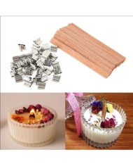 Ahşap Şömine Fitili  10 Adet Set -80 mm x 50 mm