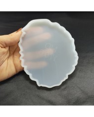 Elips Bardak Altlığı Reçine ve Beton Silikon Kalıbı -Kod:250