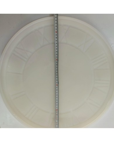 Roma Rakamlı Silikon Saat Kalıbı – 45 mm İç Çap | 46 mm Dış Çap | 1 cm Derinlik