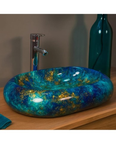 Elips Elit Model Lavabo Epoksi Silikon Kalıp