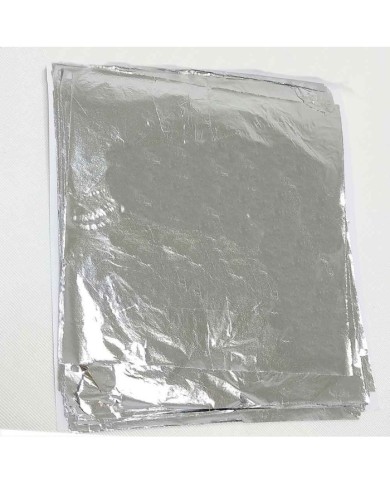 Yaprak Varak Kağıt Renk Gümüş 50 Adet