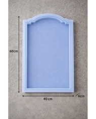 40x60 cm Büyük Kemerli Silikon Kalıp (6 cm Derinlik) - Beton, Alçı ve Epoksi İçin Dekoratif Kalıp