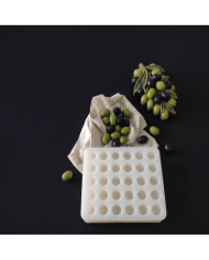 72'li  2cm Gerçekçi Zeytin Silikon Kalıbı - Salkım Sabun, Mum ve Epoksi İçin Çoklu Döküm