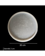 30 Cm Yuvarlak Tepsi - Hobi Silikon Kalıbı SN36 - Kod: