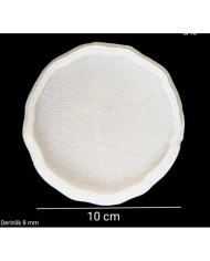 10cm - Kavisli Yuvarlak Bardak Altı Kalıbı