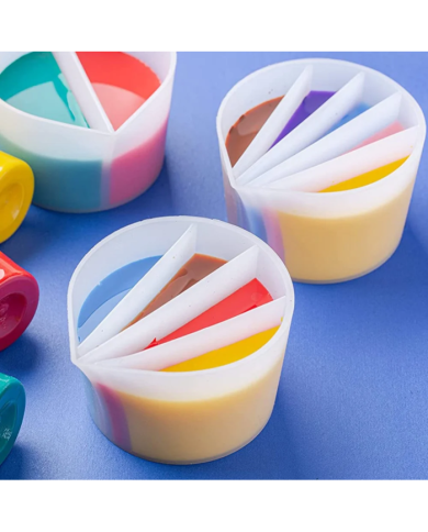 4 Gözlü Beher Epoksi Boya Döküm Silikon Kabı:1034