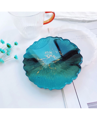 Yuvarlak Tepsi Reçine Epoksi ve Beton Kalıbı -Kod:206