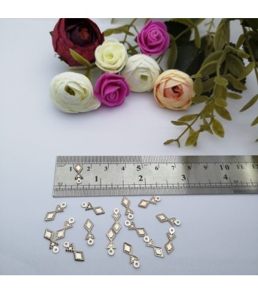 Pleksi, Takı ve Bijuteri Pulları Rose 5x13mm M 307 -1Kg