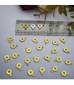 Pleksi,Bijuteri ve Oyalık Pullar  gold 7x10mm M 260 -100gr