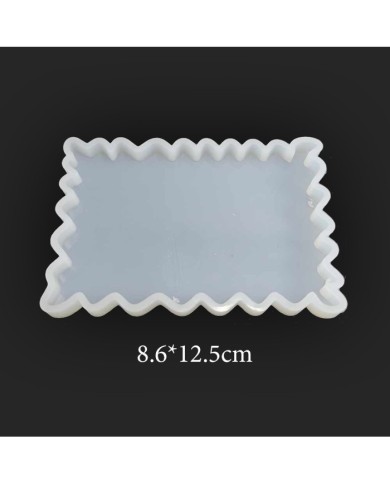 Bardak Altı Tırtıklı Epoksi,Mum,Sabun ve Beton Kalıbı -Kod: 33