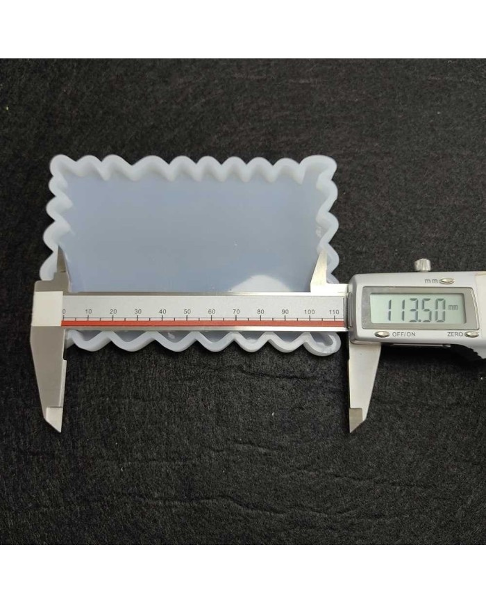 Bardak Altı Tırtıklı Epoksi,Mum,Sabun ve Beton Kalıbı -Kod: 33