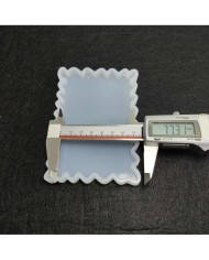 Bardak Altı Tırtıklı Epoksi,Mum,Sabun ve Beton Kalıbı -Kod: 33