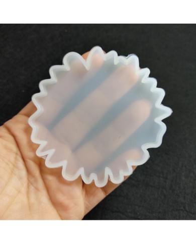 Bardak Altı Tırtıklı Epoksi,Mum,Sabun ve Beton Kalıbı -Kod: 32