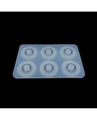 İnce Yassı 16 mm Şambala Boncuk Reçine Epoksi Kalıp -Kod:92