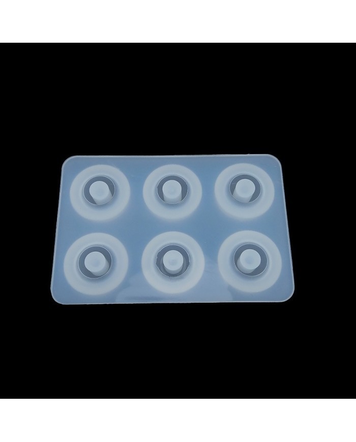 İnce Yassı 16 mm Şambala Boncuk Reçine Epoksi Kalıp -Kod:92