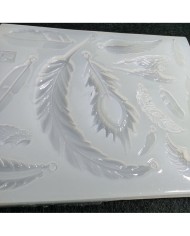 Reçine Epoksi ve Sabun Mini Yapraklar Kalıbı - Kod:104