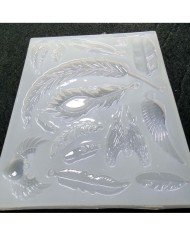 Reçine Epoksi ve Sabun Mini Yapraklar Kalıbı - Kod:104