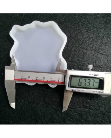 Bardak Altı Reçine Epoksi Kalıp - Dalgalı -Kod:57