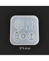 Minik Tekne Figürleri Reçine Epoksi Kalıbı -Kod:108