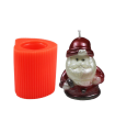 Mini Noel Baba Silikon Mum Kalıbı M-220