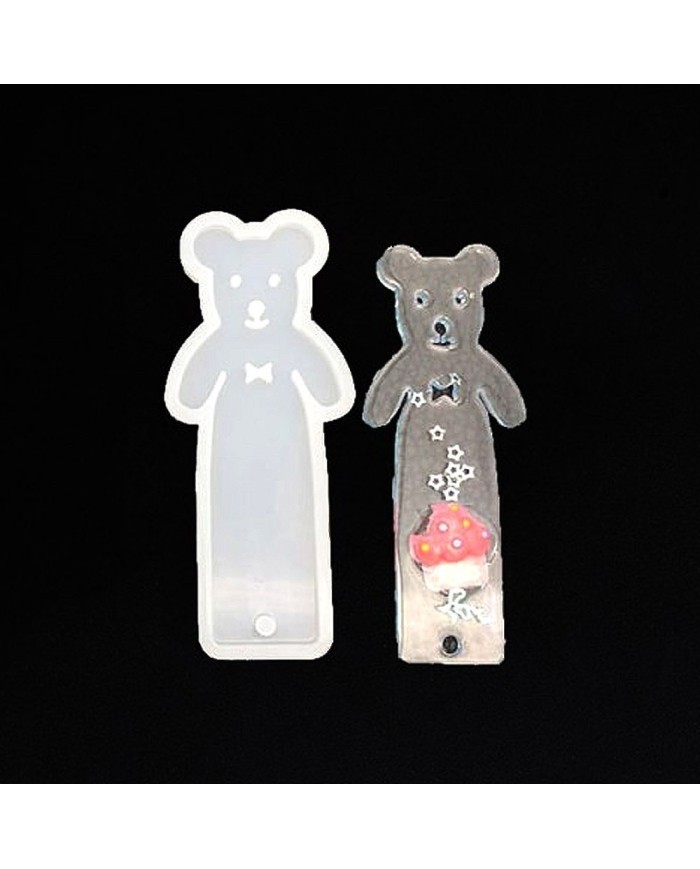 Kitap Ayracı Reçine Epoksi Kalıp Ayı Figür -Kod:152