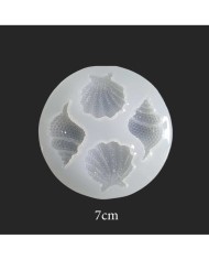 Reçine Epoksi,Mum,Sabun ve Beton Deniz Kabuğu Kalıbı -Kod:34