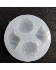 Reçine Epoksi,Mum,Sabun ve Beton Deniz Kabuğu Kalıbı -Kod:34