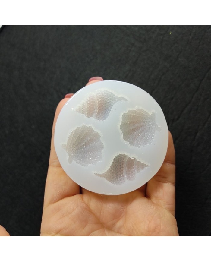 Reçine Epoksi,Mum,Sabun ve Beton Deniz Kabuğu Kalıbı -Kod:34