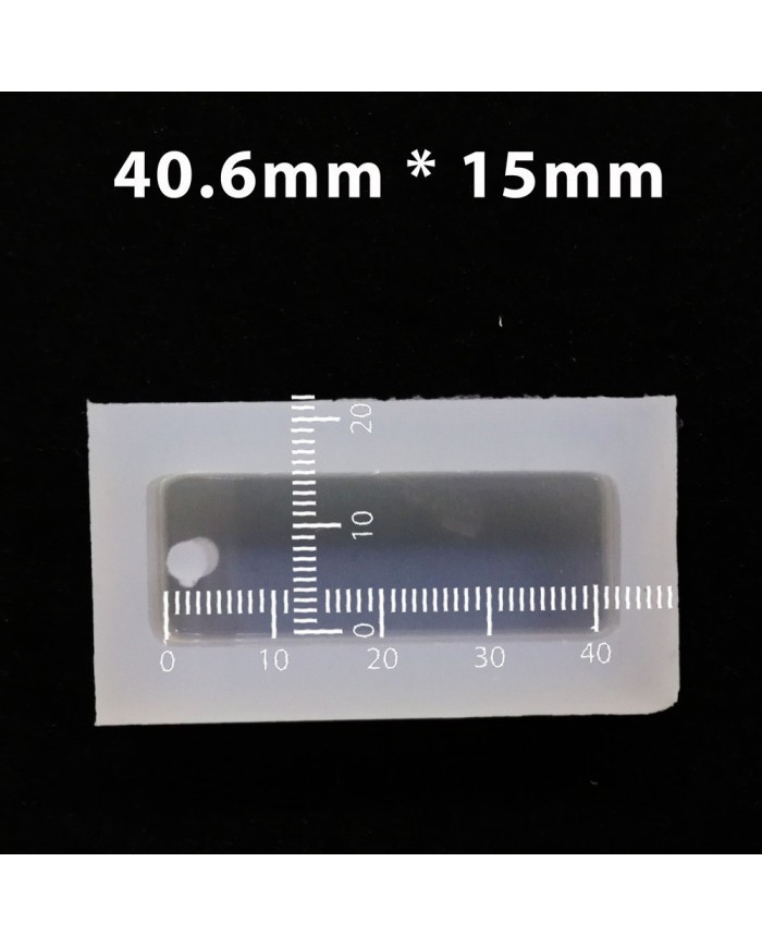 Reçine Epoksi Kalıp - delikli Dikdörtgen - E19