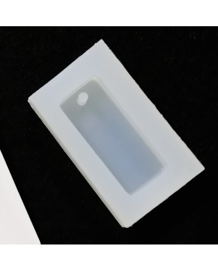 Reçine Epoksi Kalıp - delikli Dikdörtgen - E19