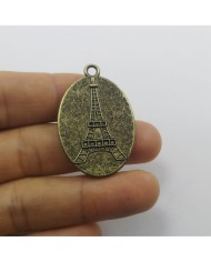 Metal Kolye Ucu - Eyfel Model