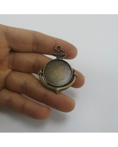 Metal Kolye Ucu - Çapa