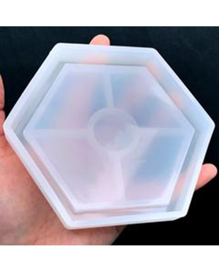 Reçine Epoksi ve Beton Kalıbı Bardak Altı - Kod: 20