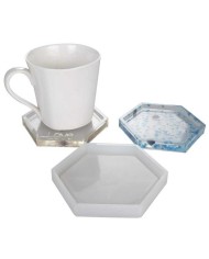 Reçine Epoksi ve Beton Kalıbı Bardak Altı - Kod: 20