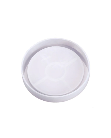 Yuvarlak Bardak Altı Reçine Epoksi Silikon Kalıbı - Kod: 19