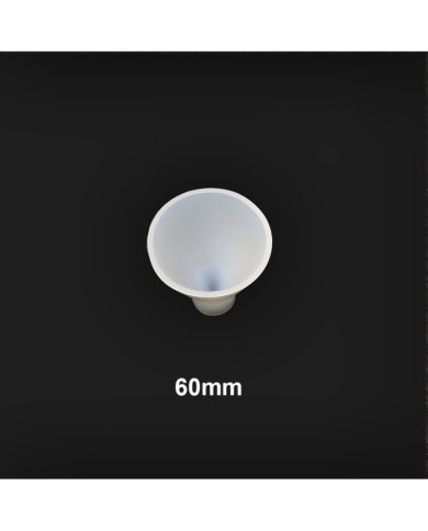 Konik Reçine Epoksi ,Mum ve Beton Kalıbı / 60 mm - Kod:02