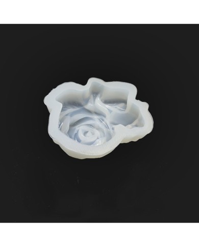 Reçine Epoksi,Sabun,Mum ve Beton Kalıbı- Mini Gül -Kod:38