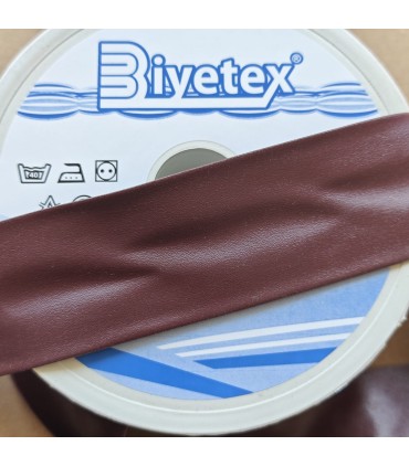 2 cm Biyetex Deri Biye - Bordo - 25 Metre