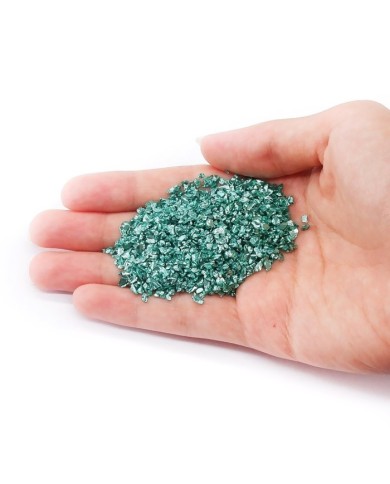 CAM KIRIĞI TURKUAZ MAVİ TENEKE HAVYAR - İNCE 50 Gr