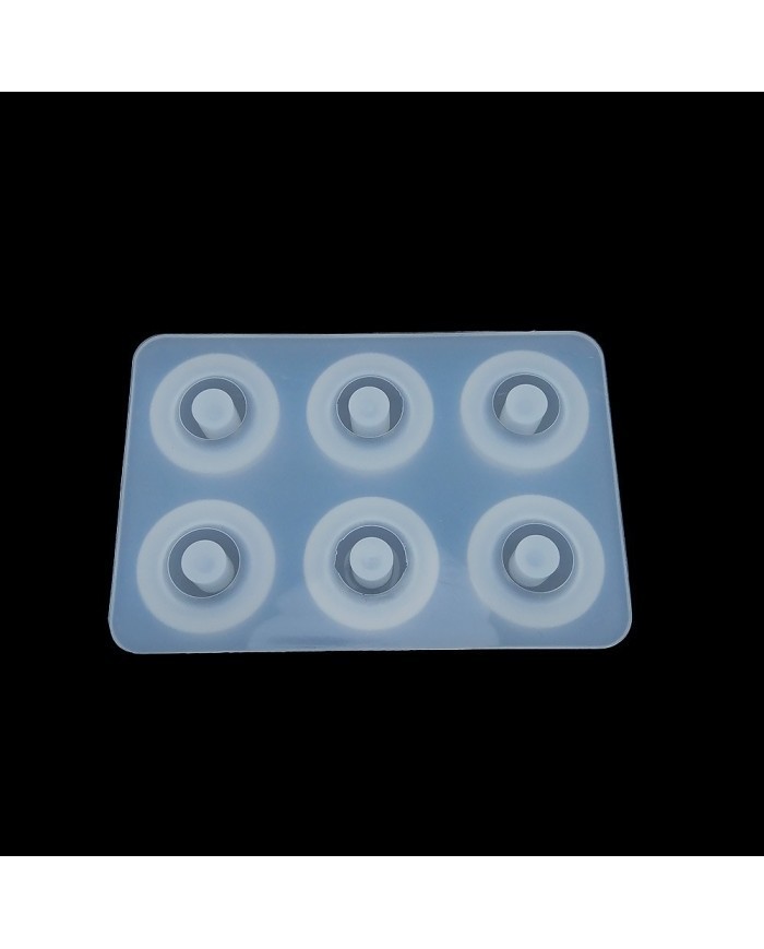 İnce Yassı 16 mm Şambala Boncuk Reçine Epoksi Kalıp -Kod:92