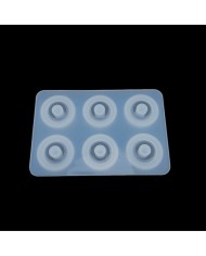 İnce Yassı 16 mm Şambala Boncuk Reçine Epoksi Kalıp -Kod:92