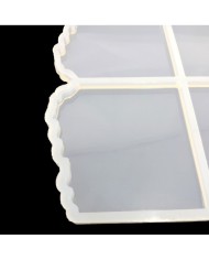 Dörtlü Bardakaltı Kalıp - Reçine Epoksi Kalıp -ÇB4