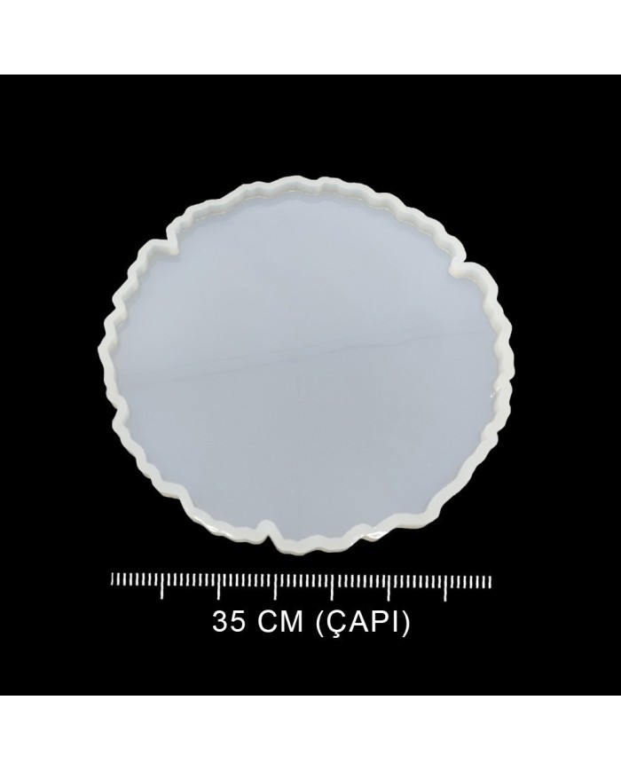 Tepsi Reçine Epoksi Kalıp - Güneş 2 - T5