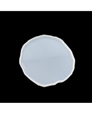 TIRTIKLI YUVARLAK TEPSİ REÇİNE EPOKSİ KALIP - T4