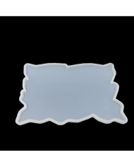 Dalgalı Dikdörtgen Tepsi Reçine Epoksi Kalıp - T8