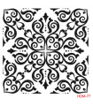 Home Decor Midi Stencil 22*22 cm hdm-77